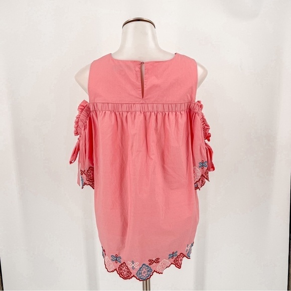 LOFT | Fiesta Cold Shoulder Top - Picture 9 of 9